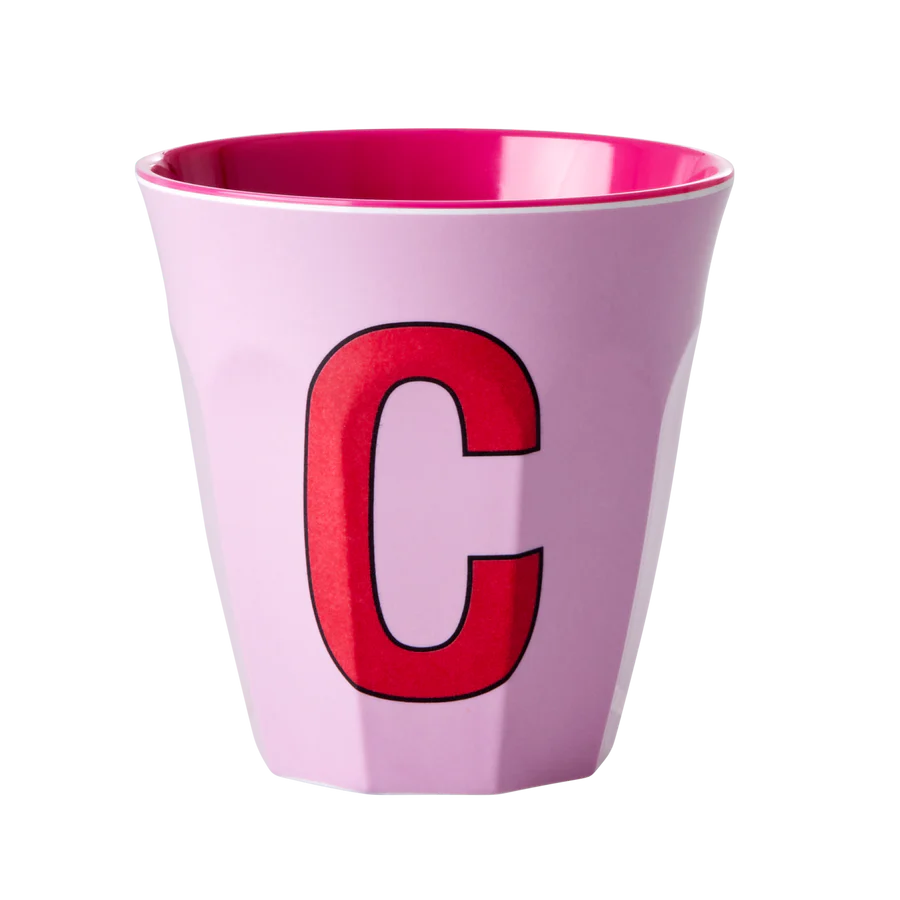 Melamin Becher C rosa Rice