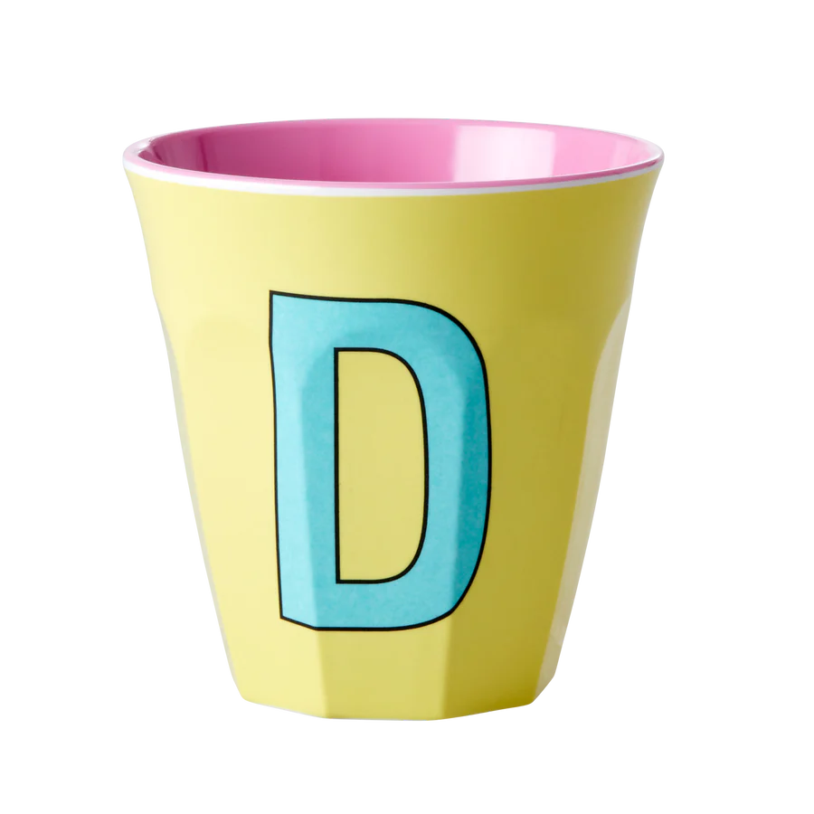 Melamin Becher D gelb Rice