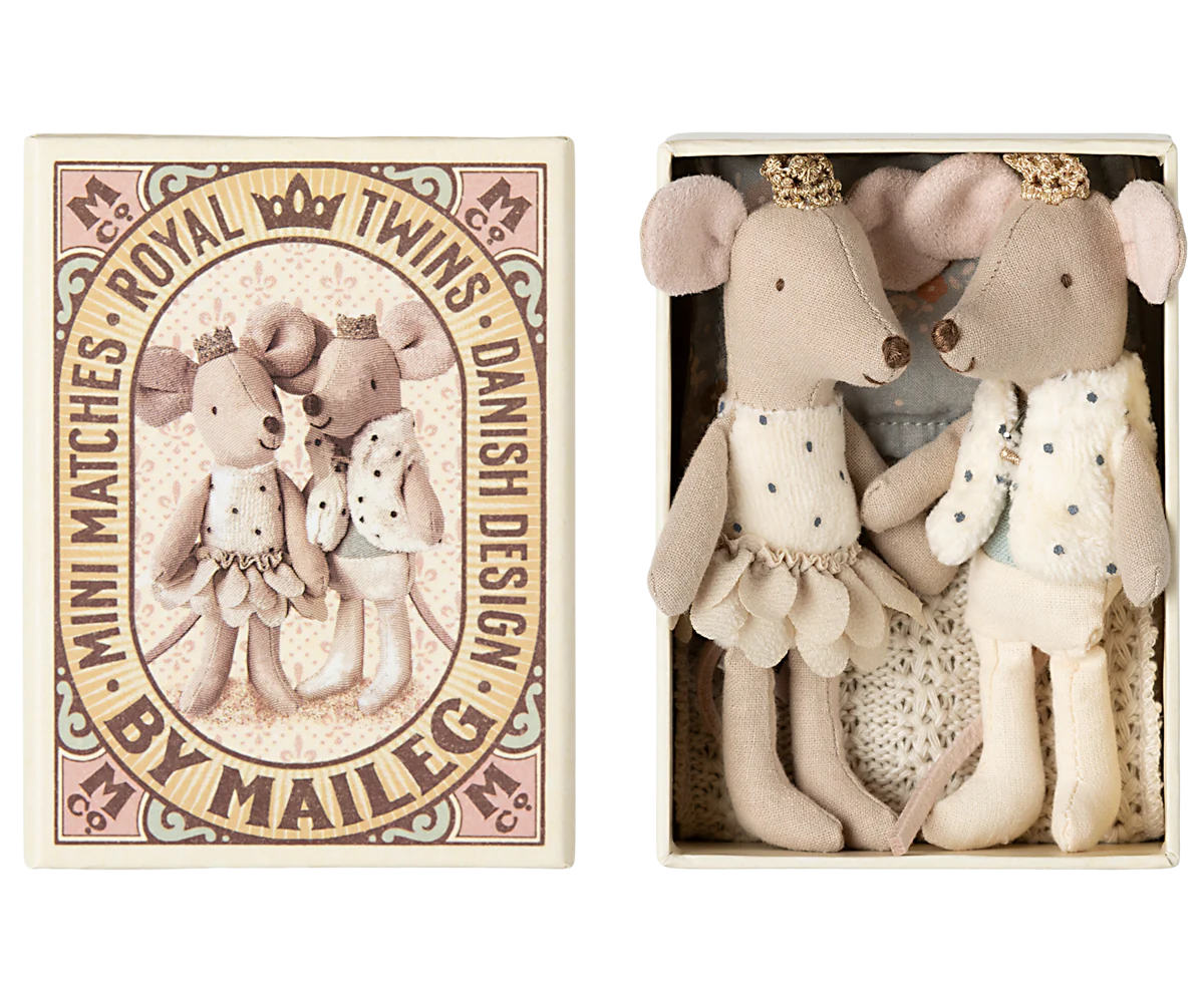 Royal Twins - königliche Mäuse - kleine Schwester- Kleiner Bruder Maileg