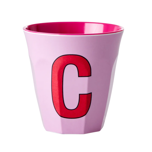 Melamin Becher C rosa Rice